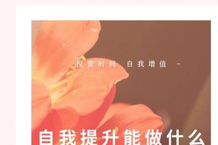 什么是自我提升