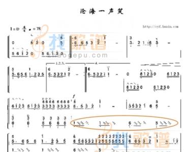 沧海一声笑歌词表达什么意思