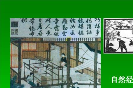 自然经济解体的4个表现