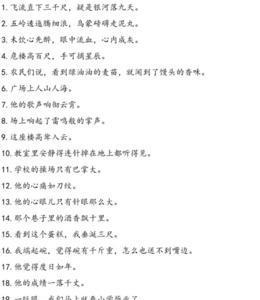 我的哥哥胆子很大补充句子