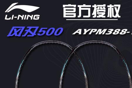 李宁风刃500和风动6000c的区别
