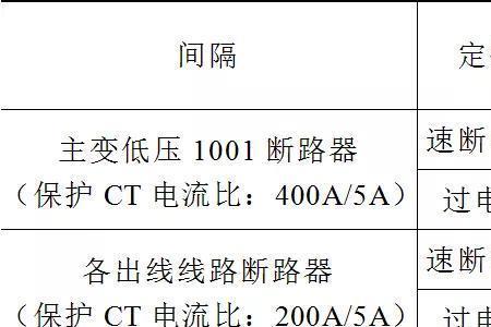 保护定值什么意思