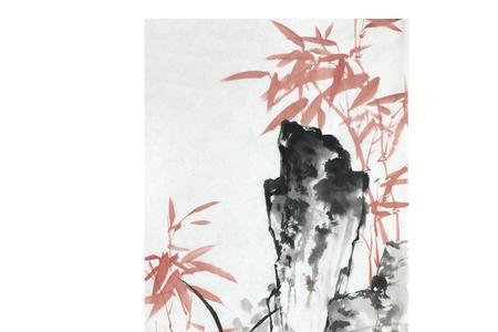 题赤竹诗句