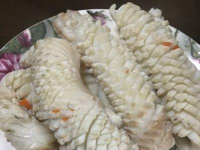 鲜鱿鱼的切法