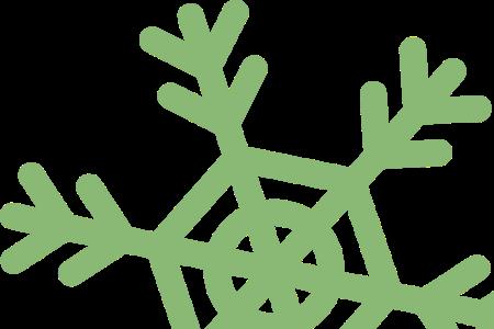 雪绒花幼儿简笔画