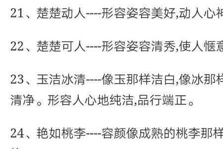 形容四个成功女士的成语