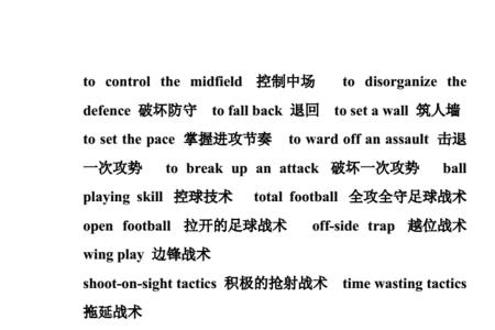 谁知道各大足球联赛的英文