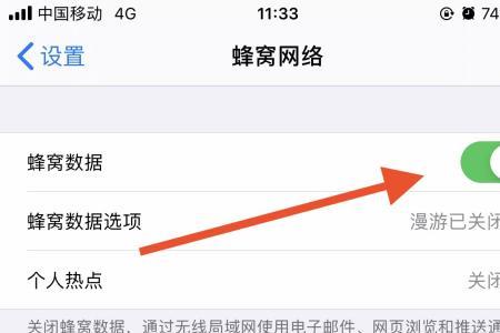 苹果手机蜂窝网络关闭了怎么办