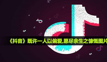 尽余生之慷慨，许你一世之偏爱