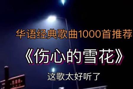 伤心的雪花歌曲评语