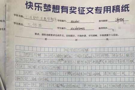 参加比赛付出的努力与挑战作文