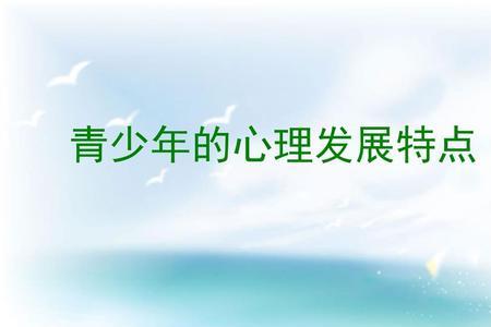 青少年的特点描述词语