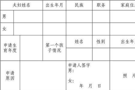 生育类型填什么
