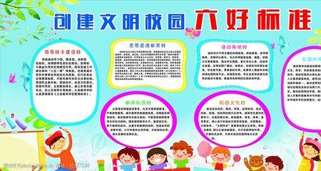 河南省文明校园六个好