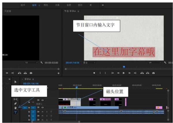 pr修改了字幕为什么不变