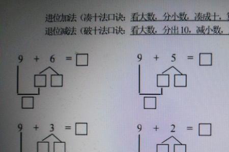 凑十法适合什么以内的加法