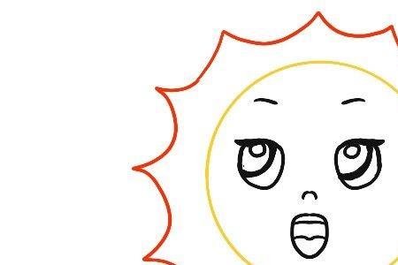 我要画个什么颜色的太阳送给谁