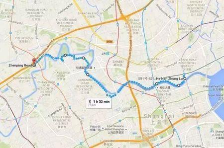 跑步，上海外滩一圈多少公里