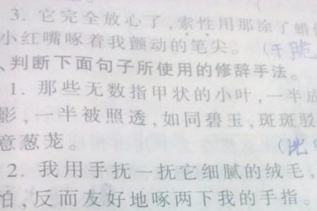 溪边第一句运用了什么修辞手法