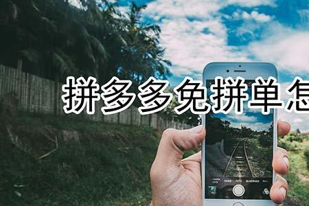 免拼成功与拼单成功有什么区别