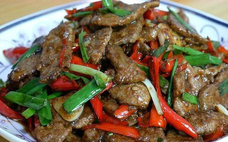 豌豆尖炒猪肝的家常做法