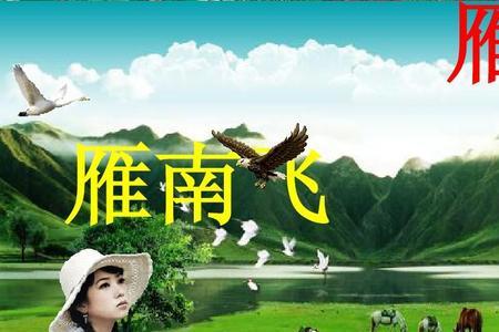 大雁南飞后歌曲原唱