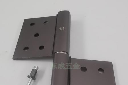卫生间铝合金门的合页转不动了