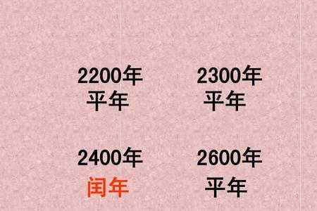 2021到2050年闰年的计算方法