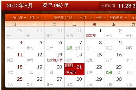 2019年10月15是农历多少