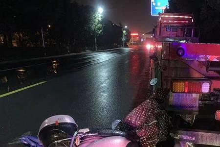 电动车与大货车安全距离