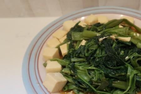 怎样炒根达菜豆腐