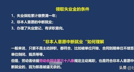 失业保险没交几个月算失业