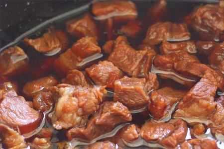 高压锅炖驴肉方法