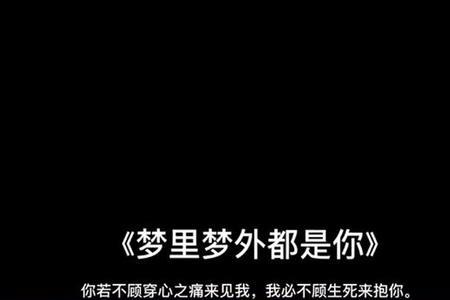 梦里梦外想的都是你原唱