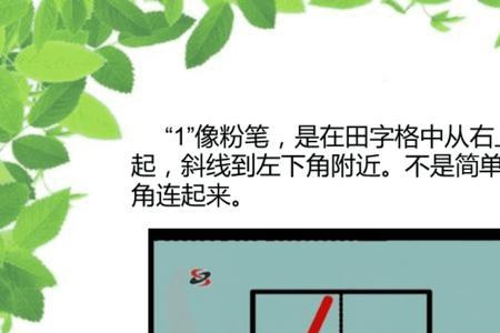 眼耳口的田字格写法