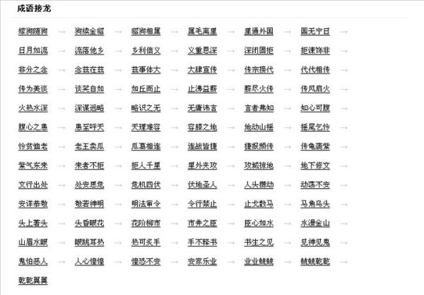 中间带有如字的成语有哪些