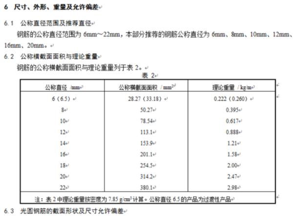 井18钢筋米重计算公式