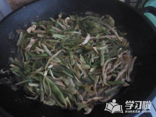 干豆角粉条素包子馅做法