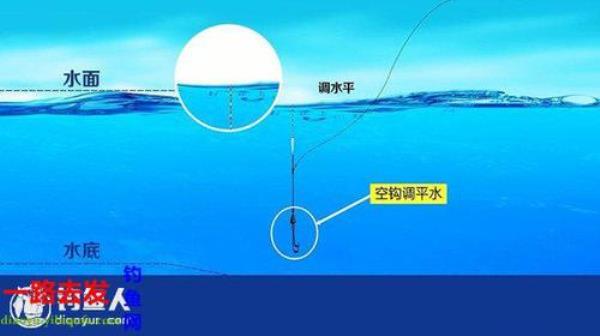 筏钓花鲢空钩钓法