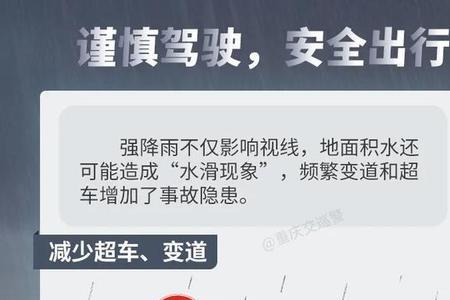 雨天湿滑路面的车速和车距