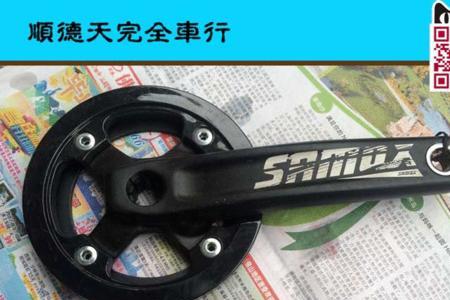 自行车单盘安装方法