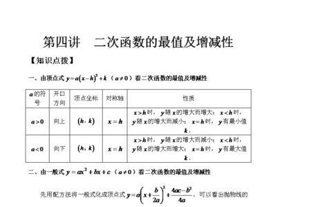 二次函数最大值减最小值