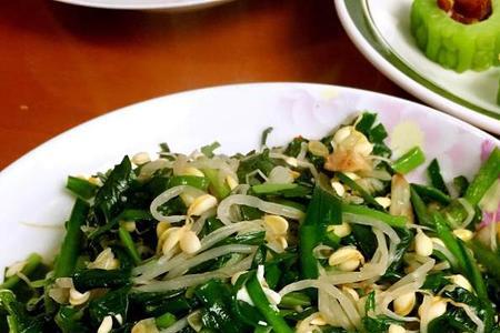菠菜炒韭菜家常做法