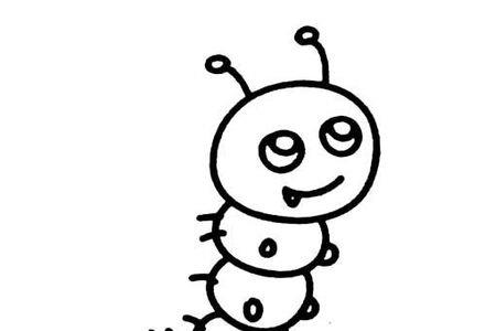 幼儿简笔画画虫子