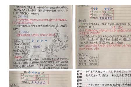 积累动作描写的读书笔记。