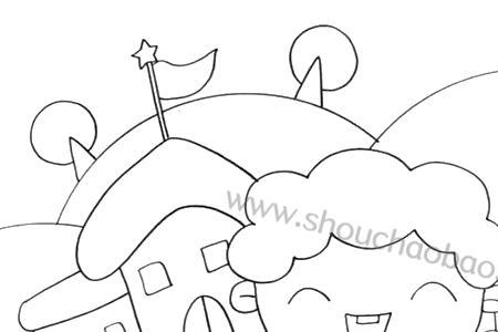 儿童画校园简笔要怎么描绘