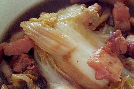 砂锅羊肉片炖白菜的做法