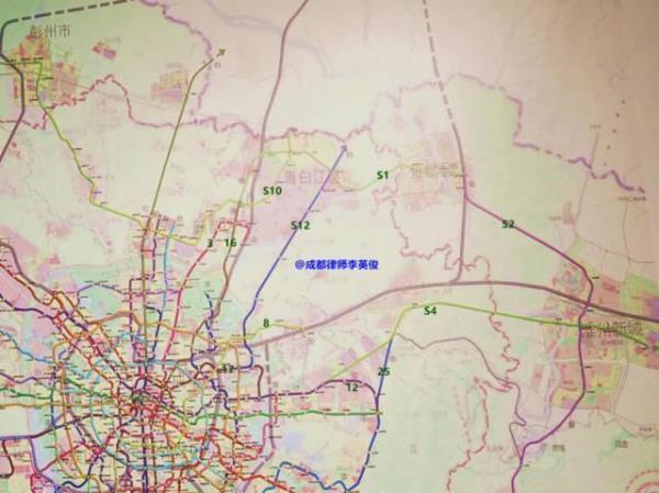 成都16号线地铁全程路线