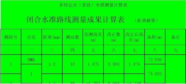 四等水准测量高差中位数怎么算