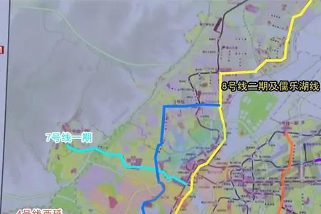 南昌地铁4号线和2号线汇合点
